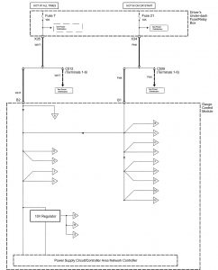 Acura RL - wiring diagram - instrumentation (part 1)