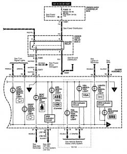 Acura RL - wiring diagram - instrumentation (part 2)