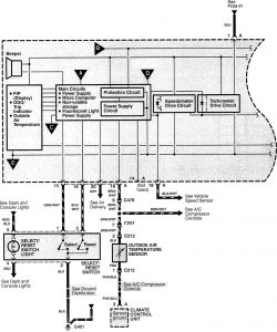 Acura RL - wiring diagram - instrumentation (part 3)