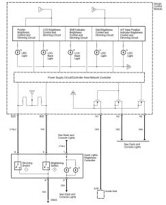 Acura RL - wiring diagram - instrumentation (part 8)