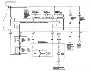 Acura RL - wiring diagram - instrumentation (part 3)