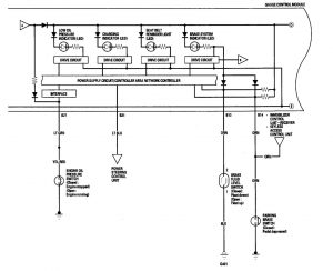 Acura RL - wiring diagram - instrumentation (part 4)