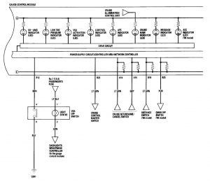 Acura RL - wiring diagram - instrumentation (part 5)