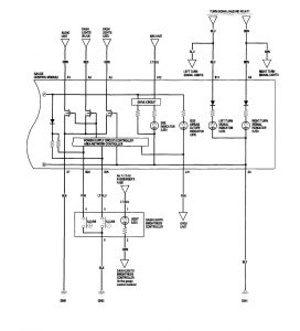 Acura RL - wiring diagram - instrumentation (part 7)