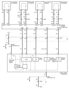 Acura RL - wiring diagram - intelligent key system (part 6)