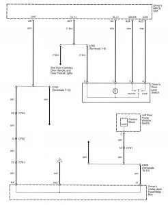 Acura RL - wiring diagram - keyless entry (part 7)
