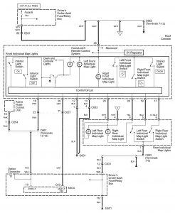Acura RL - wiring diagram - map lamp