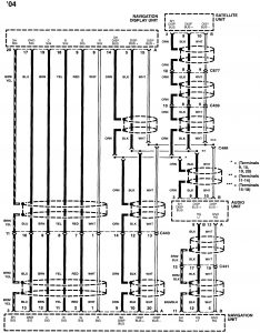 Acura RL - wiring diagram - navigation system (part 3)