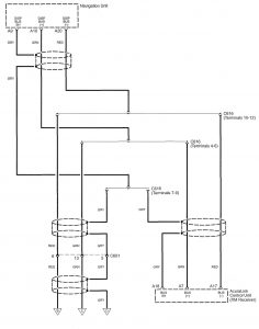 Acura RL - wiring diagram - navigation system