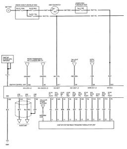 Acura RL - wiring diagram - OnStar system (part 1)