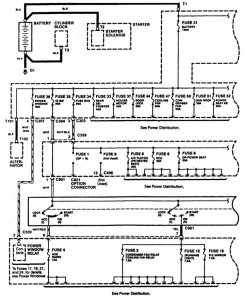 Acura RL - wiring diagram - power distribution (part 1)