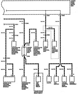 Acura RL - wiring diagram - power distribution (part 10)