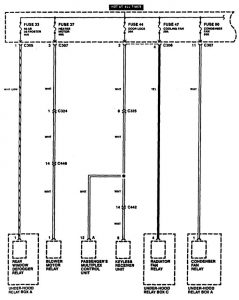 Acura RL - wiring diagram - power distribution (part 11)