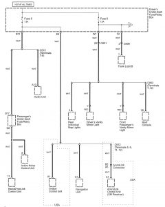 Acura RL - wiring diagram - power distribution (part 11)