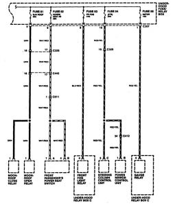 Acura RL - wiring diagram - power distribution (part 12)