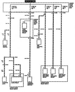 Acura RL - wiring diagram - power distribution (part 15)