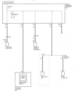 Acura RL - wiring diagram - power distribution (part 15)