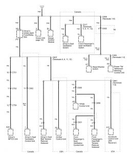 Acura RL - wiring diagram - power distribution (part 16)