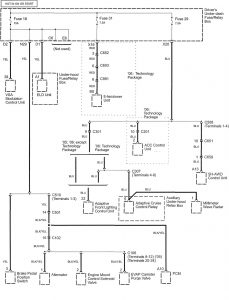 Acura RL - wiring diagram - power distribution (part 17)