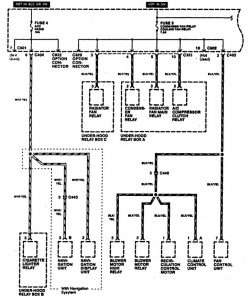 Acura RL - wiring diagram - power distribution (part 5)