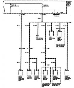 Acura RL - wiring diagram - power distribution (part 6)