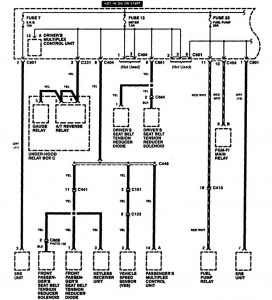 Acura RL - wiring diagram - power distribution (part 7)