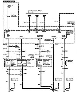 Acura RL - wiring diagram - power locks (part 3)