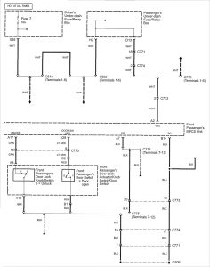 Acura RL - wiring diagram - power locks (part 3)