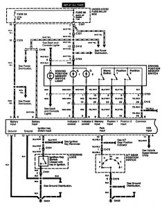 Acura RL - wiring diagram - power seats (part 1)