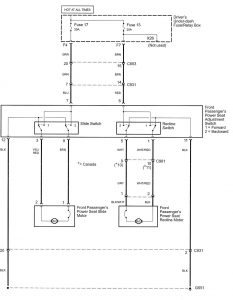 Acura RL - wiring diagram - power seats