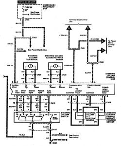 Acura RL - wiring diagram - power seats (part 2)