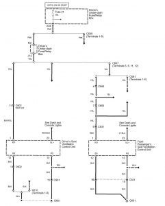 Acura RL - wiring diagram - power seats