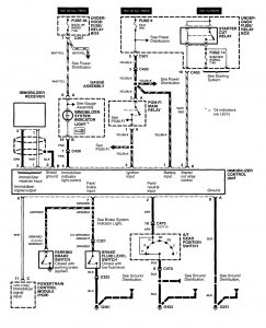 Acura RL - wiring diagram - security/anti-theft (part 1)