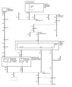 Acura RL - wiring diagram - security/anti-theft (part 5)