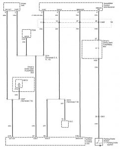 Acura RL - wiring diagram - security/anti-theft (part 2)