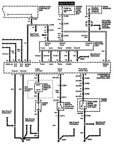 Acura RL - wiring diagram - security/anti-theft (part 4)