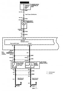 Acura RL - wiring diagram - security/anti-theft (part 5)