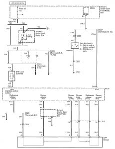 Acura RL - wiring diagram - shift interlock (part 2)