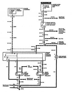 Acura RL - wiring diagram - stop lamp