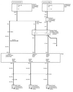 Acura RL - wiring diagram - transmission control (part 2)
