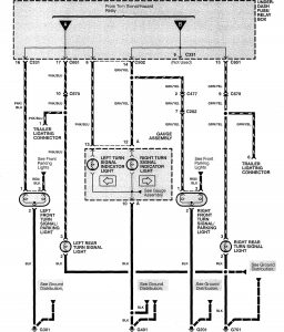 Acura RL - wiring diagram - turn signal lamp (part 2)