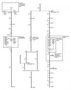 Acura RL - wiring diagram - turn signal lamp (part 4)