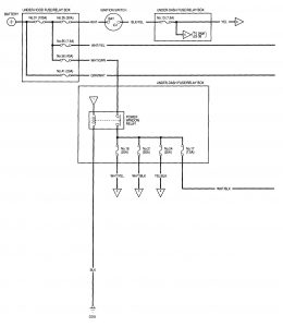 Acura RL - wiring diagram - power windows (part 1)