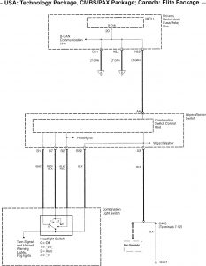 Acura RL - wiring diagram - adaptive front lighting system (part 2)