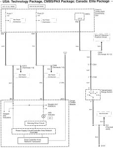 Acura RL - wiring diagram - adaptive front lighting system (part 3)