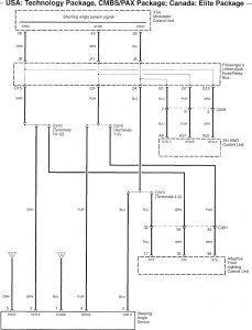 Acura RL - wiring diagram - adaptive front lighting system (part 6)