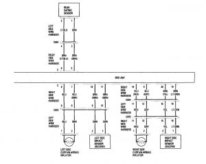 Acura RL - wiring diagram - air bags (part 4)