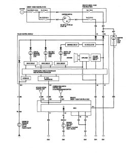Acura RL - wiring diagram - audible warning system