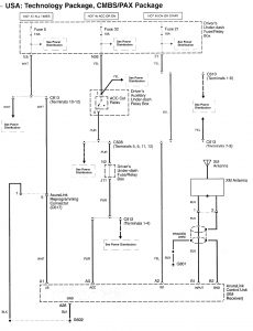 Acura RL - wiring diagram - audio (part 15)