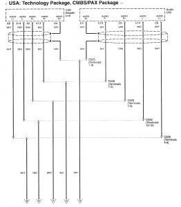 Acura RL - wiring diagram - audio (part 19)